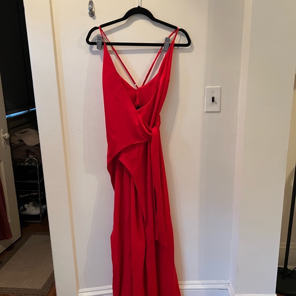 NBDxrevolve| Slit Wrap Dress small - Picture 2 of 9